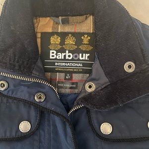 Barbour waxed youth jacket unique style szS